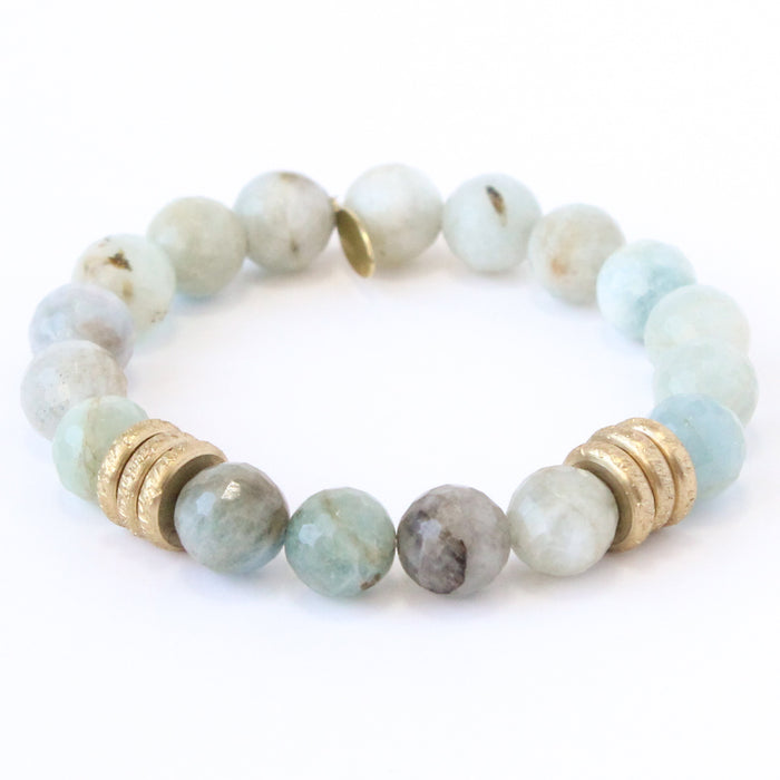 Aquamarine Bracelet | Dubai + Gold Rings