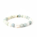 Aquamarine Bracelet | Matte with a Pearl
