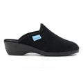 Audrey Black Mule Slipper