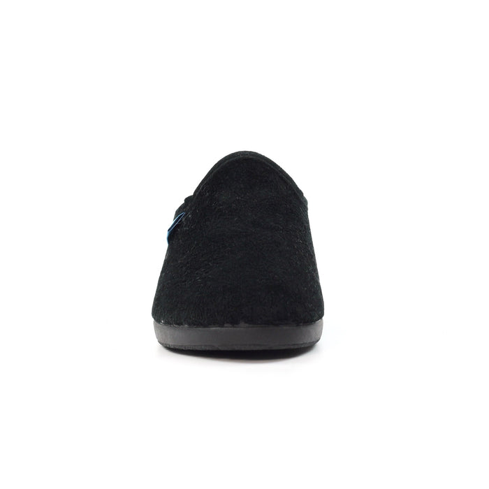 Audrey Black Mule Slipper