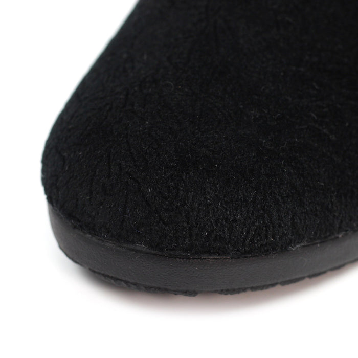 Audrey Black Mule Slipper