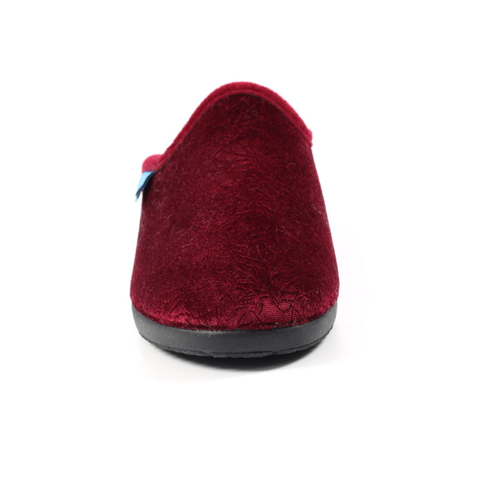 Audrey Burgundy Mule Slipper