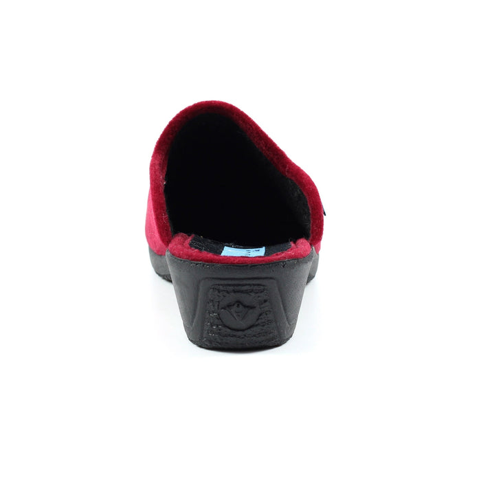 Audrey Burgundy Mule Slipper