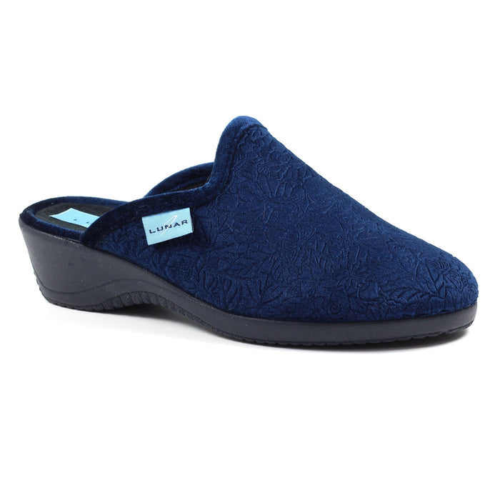 Audrey Navy Mule Slipper
