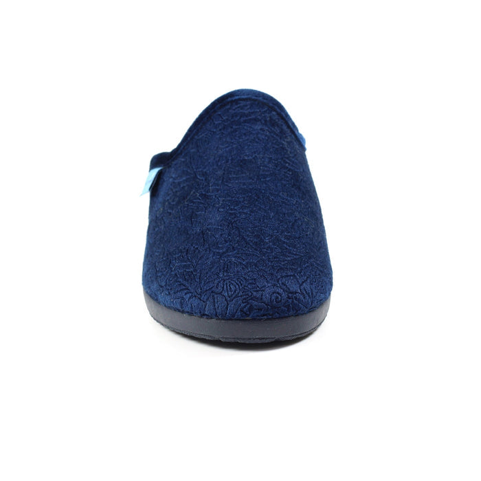 Audrey Navy Mule Slipper