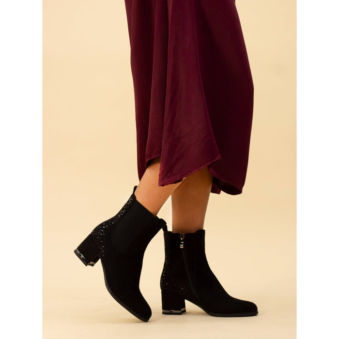 Aurora Black Ankle Boot