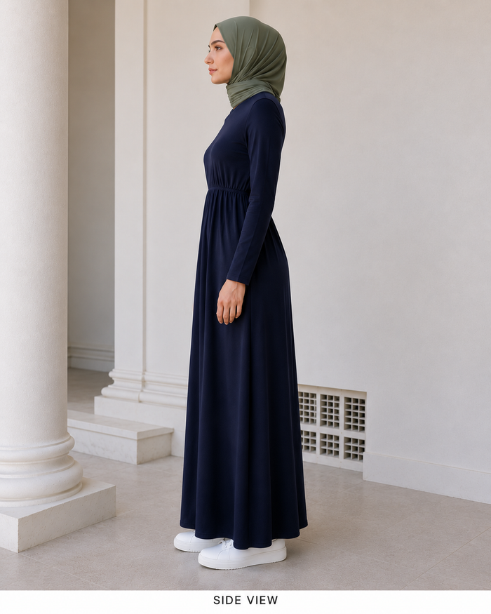Baby Doll Modal Jersey Dress – Navy