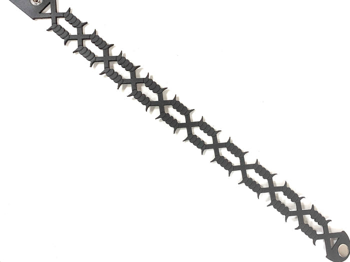 Barbwire Leather Steampunk Collar