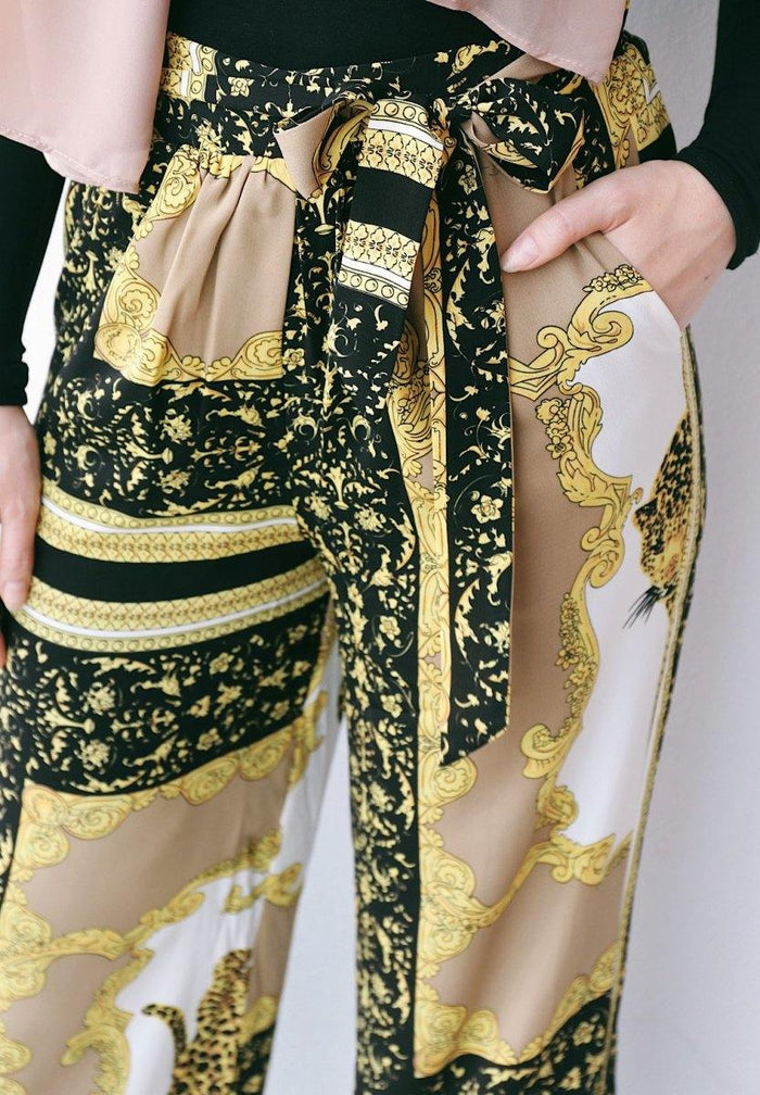 Baroque Palazzo Pants - Divinity Collection