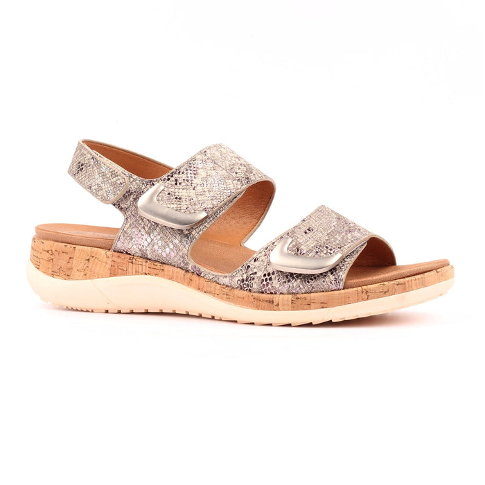 Beatrice Pewter Sandal
