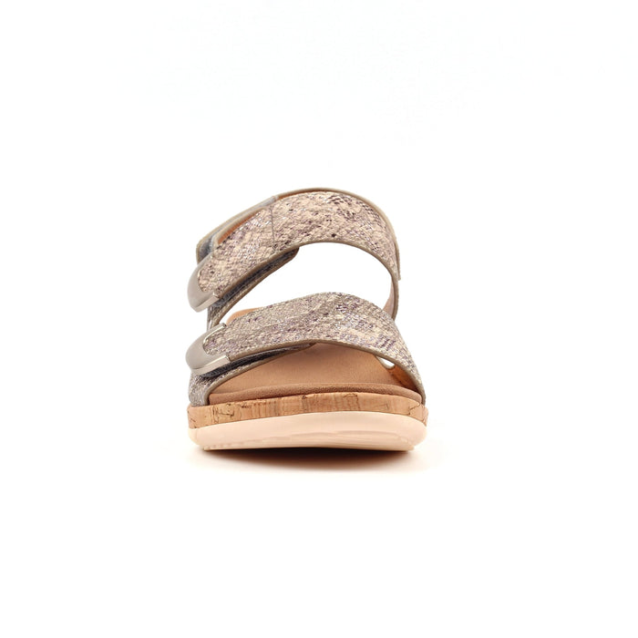 Beatrice Pewter Sandal