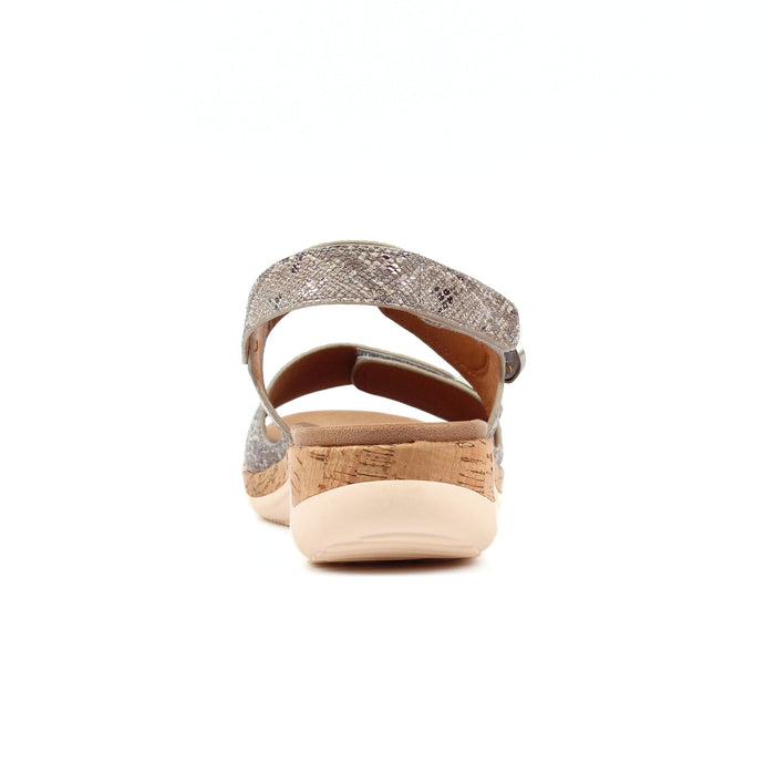 Beatrice Pewter Sandal