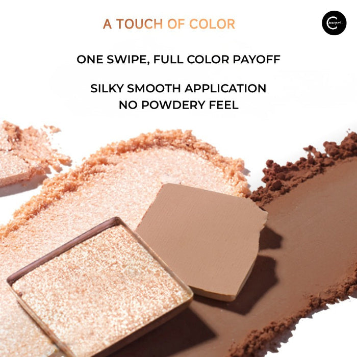 Beautiful You Successful You Black Gold Eight-Color Eyeshadow Palette style #01 detail
