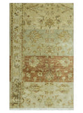 Beige And Rust Traditional Serapi Design Hand Knotted 2x5 Wool Area Rug - The Rug Decor