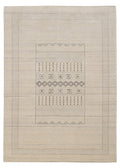 Beige Gabbeh Design Hand Loomed Wool Area Rug - The Rug Decor