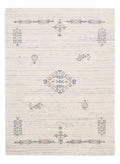 Beige Tribal Center Medallion Hand Loomed Wool Rug - The Rug Decor