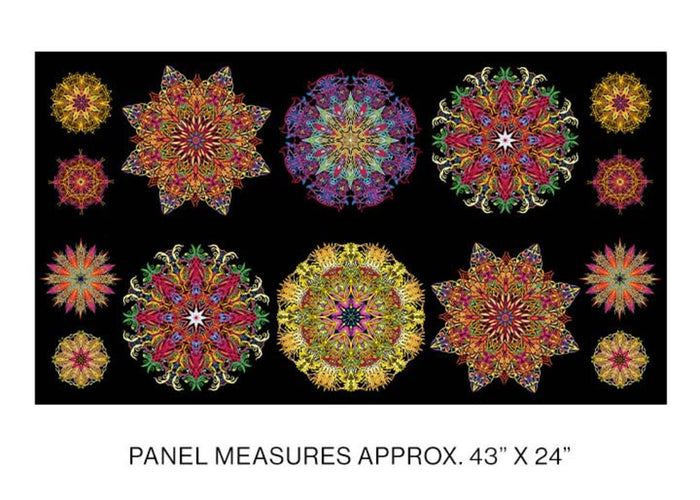 Benartex Heartscapes: Heartscapes Panel Red/Multi