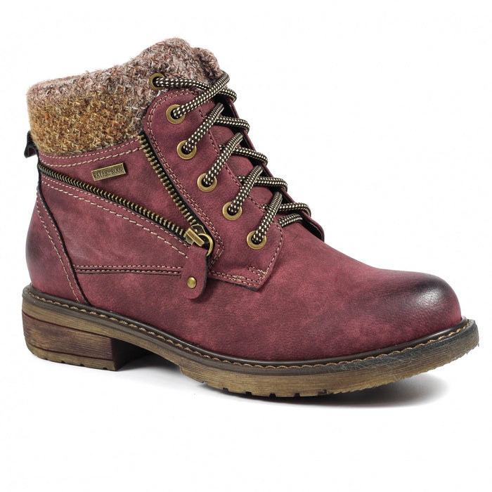 Benson III Burgundy Waterproof Boot