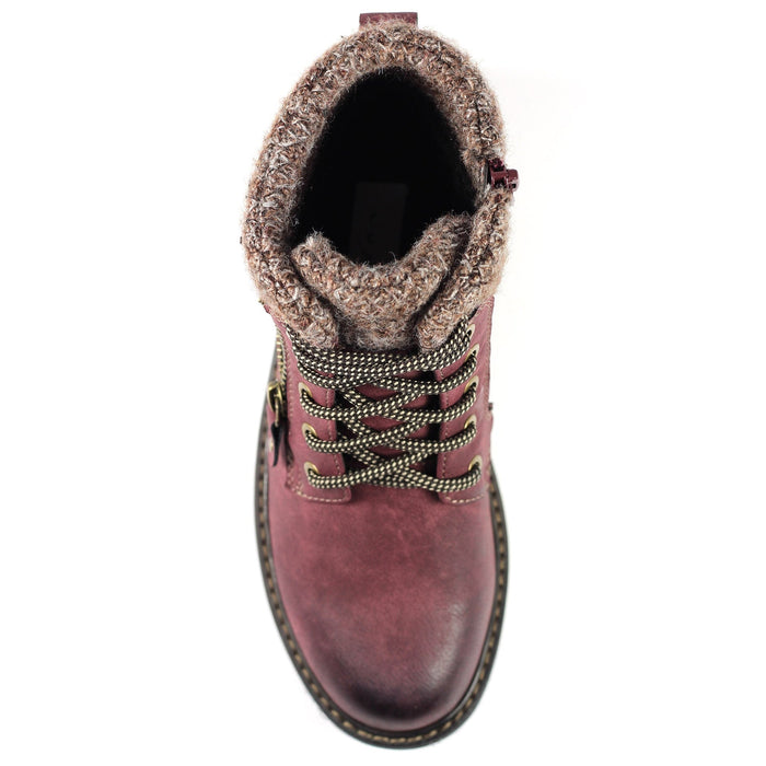 Benson III Burgundy Waterproof Boot