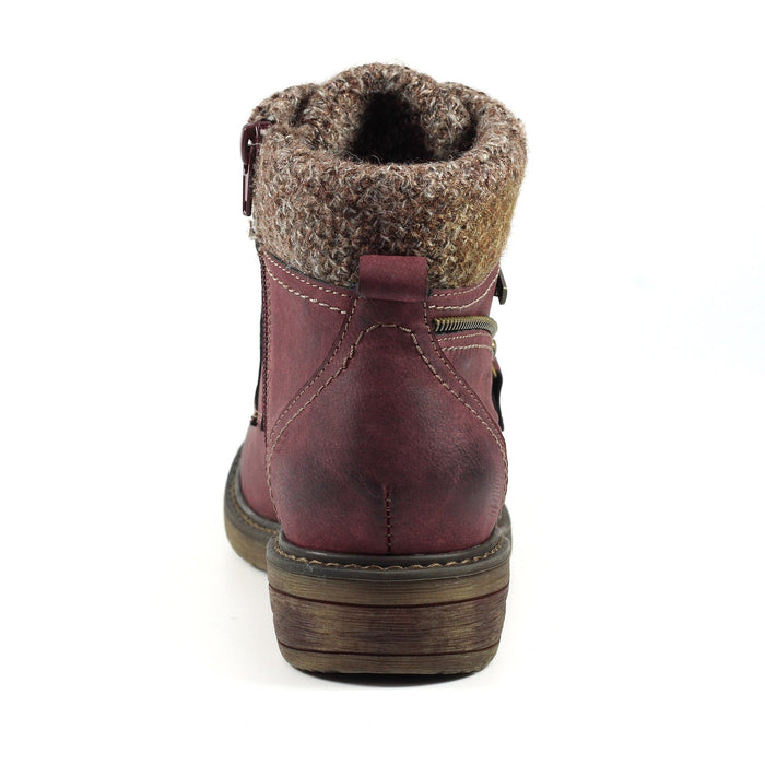 Benson III Burgundy Waterproof Boot