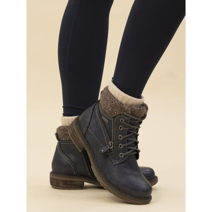 Benson III Navy Waterproof Boot