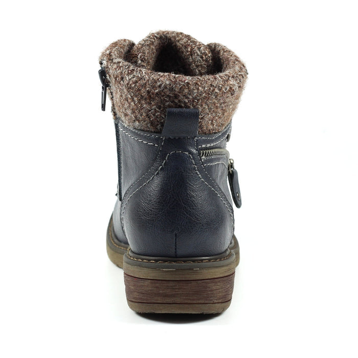 Benson III Navy Waterproof Boot