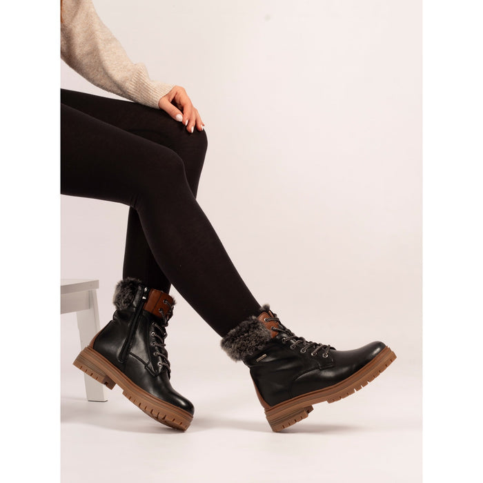 Bernice Black Waterproof Boot