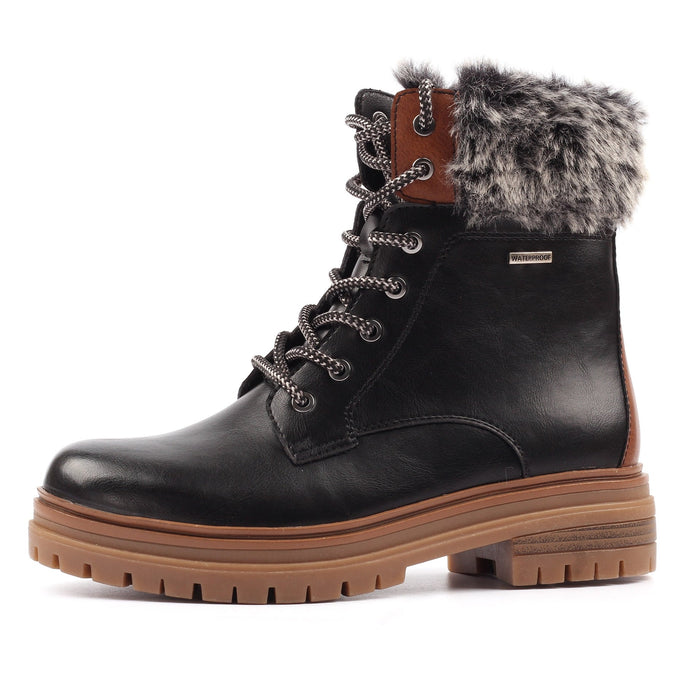 Bernice Black Waterproof Boot