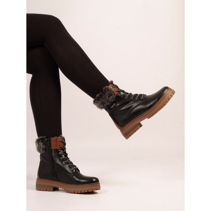 Bernice Black Waterproof Boot