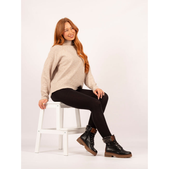 Bernice Black Waterproof Boot