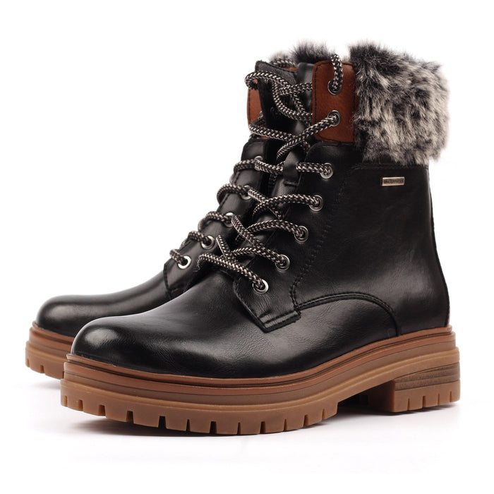 Bernice Black Waterproof Boot