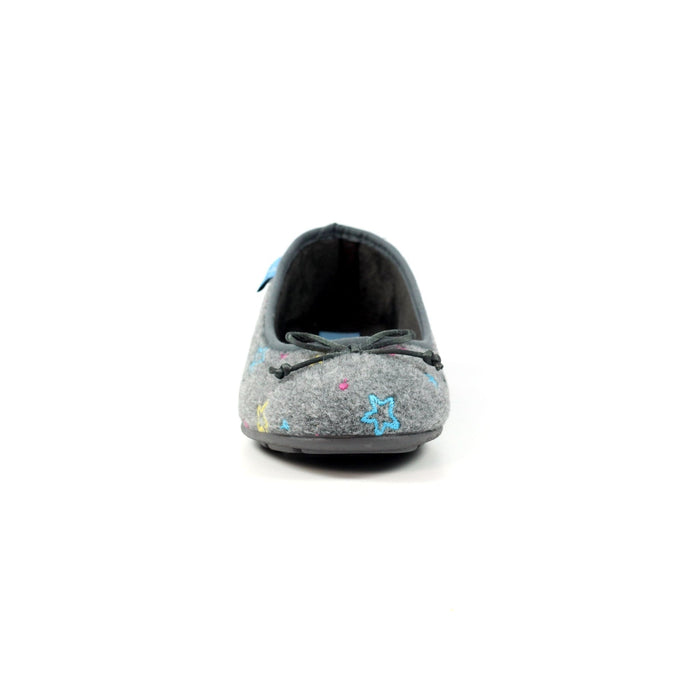 Berry Grey Pump Slipper
