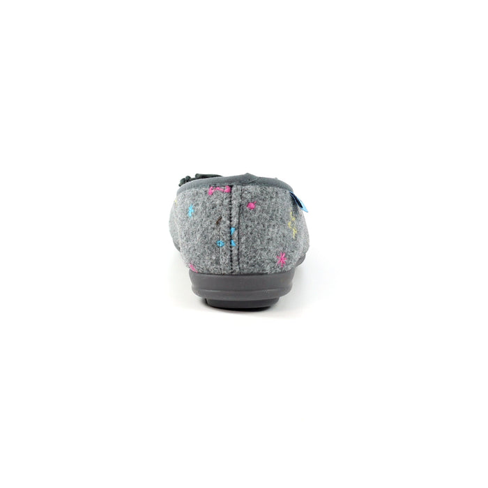 Berry Grey Pump Slipper