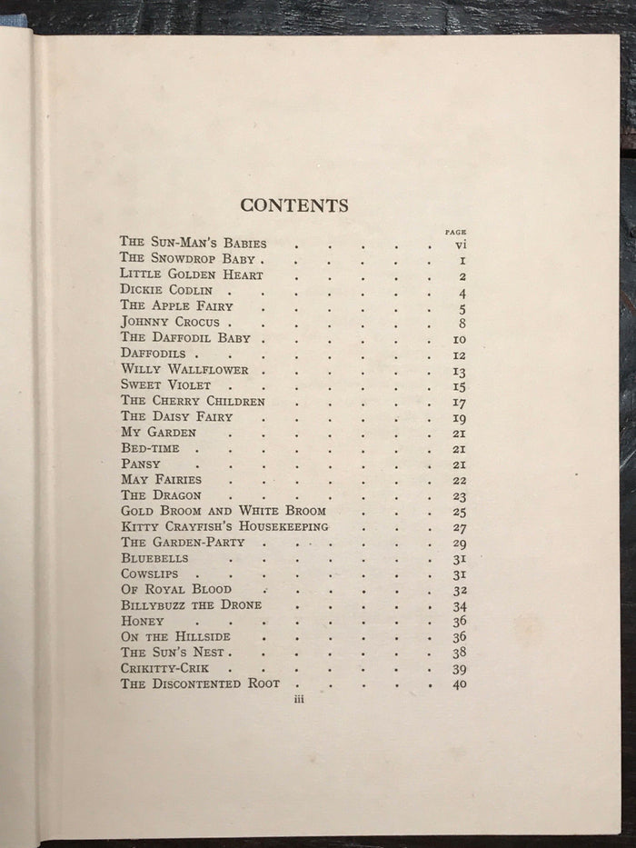BINDING ERROR - THE SUN'S BABIES by Edith Howes, 1st / 1st 1926 FAIRIES