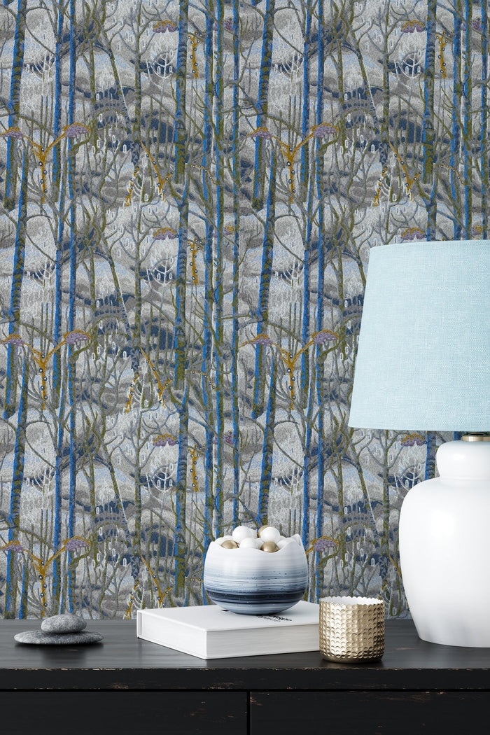 Birch Forest / Blue