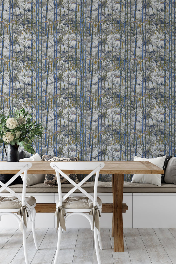 Birch Forest / Blue