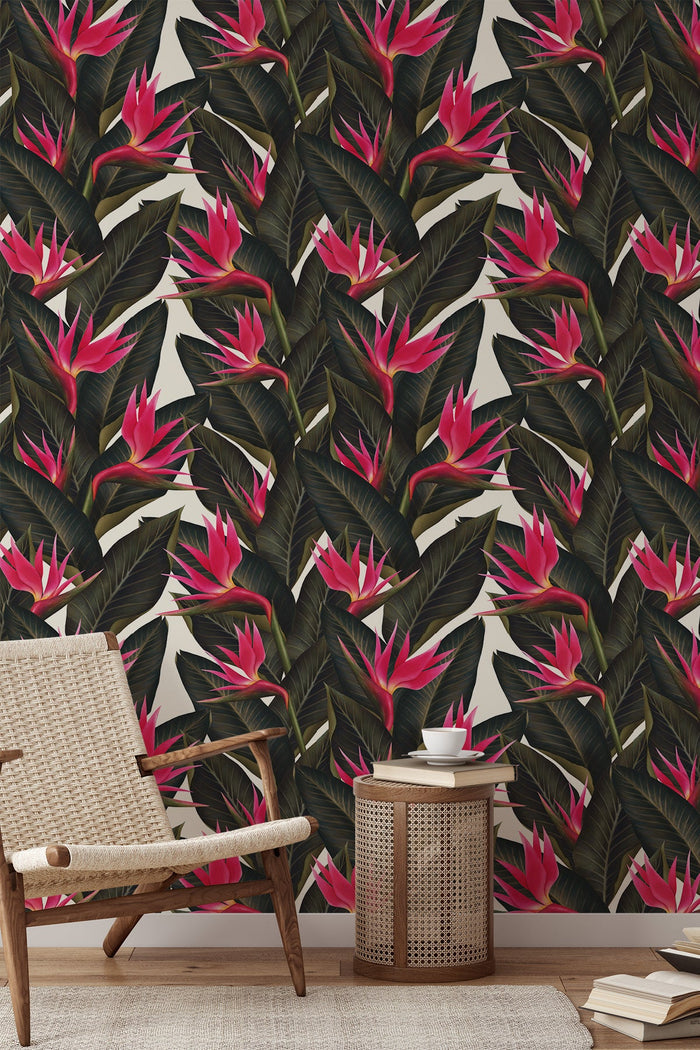 Birds of Paradise / Fuchsia