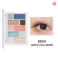 Biya Denim-Inspired 10-Color Multi-Texture Eyeshadow Palette style #101