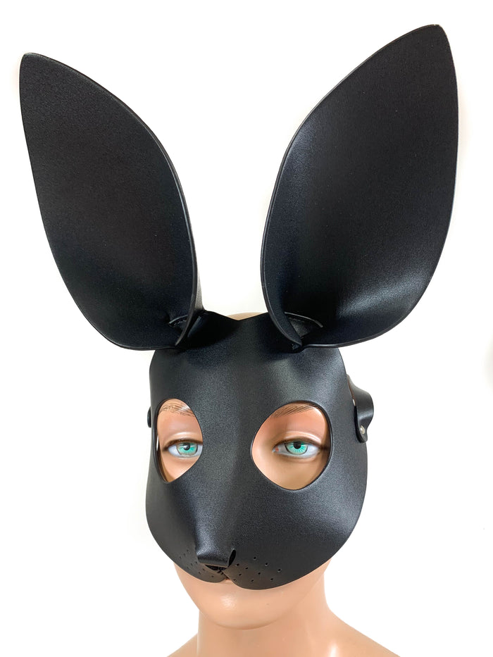 Black Bunny Ears Exotic Rabbit Full face Mask
