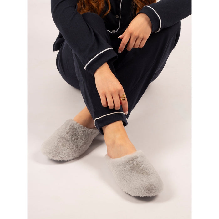 Blair Grey Mule Slipper