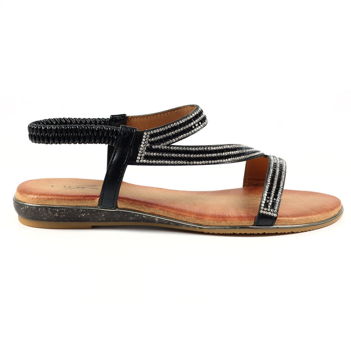 Blaise II Black Sandal