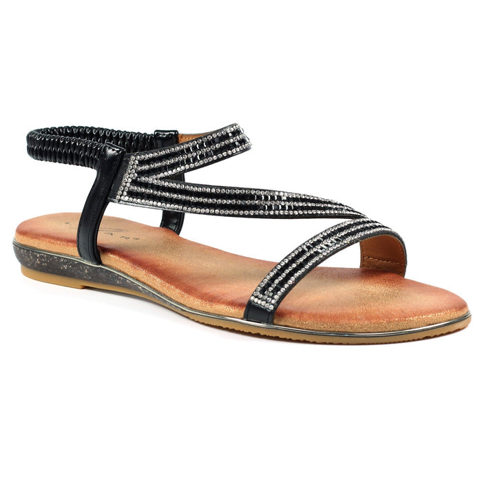 Blaise II Black Sandal