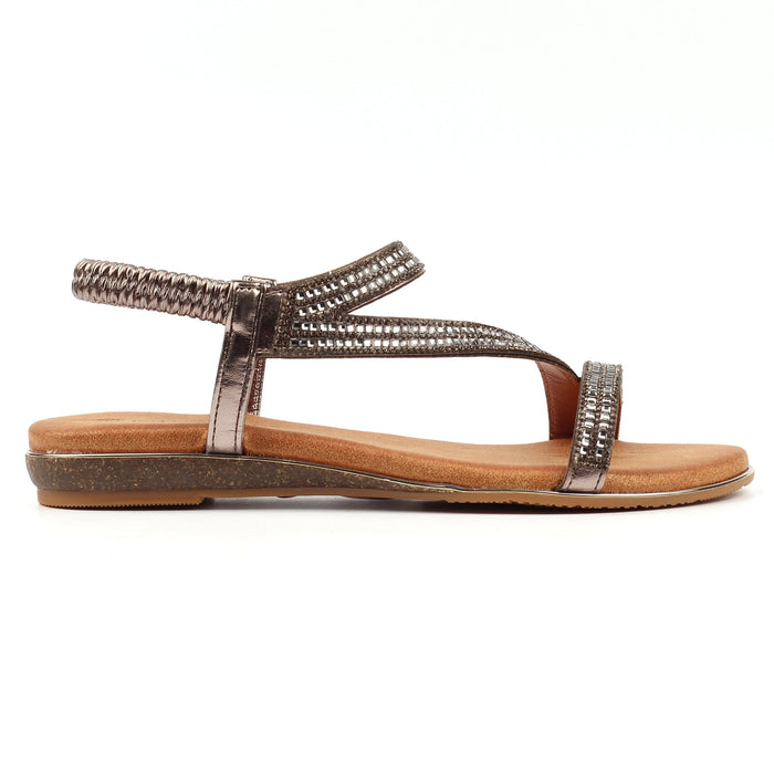 Blaise II Pewter Sandal