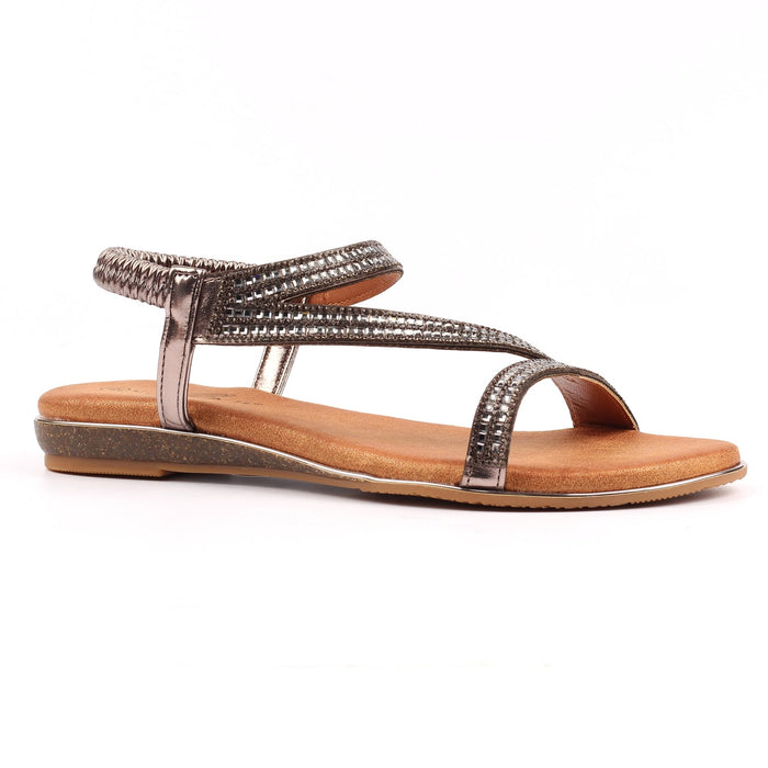 Blaise II Pewter Sandal