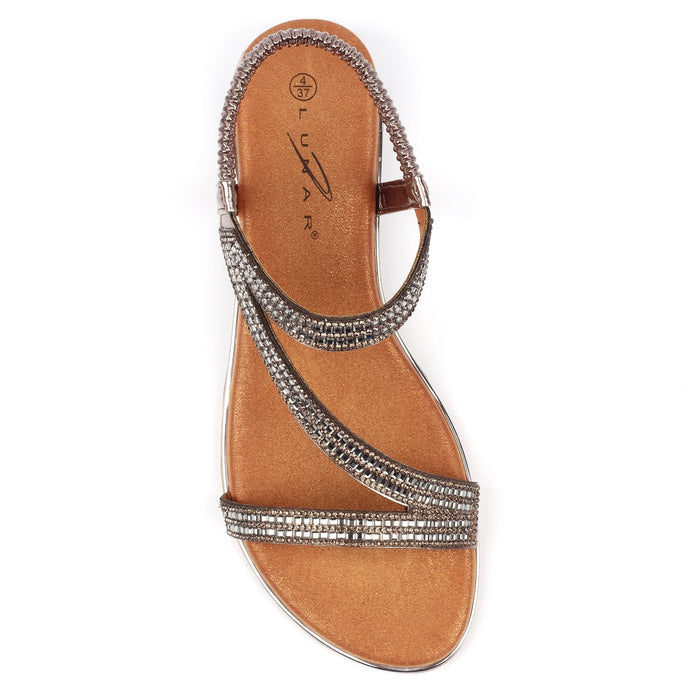 Blaise II Pewter Sandal