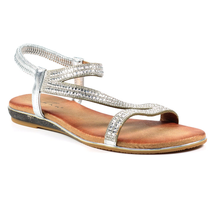 Blaise II Silver Sandal