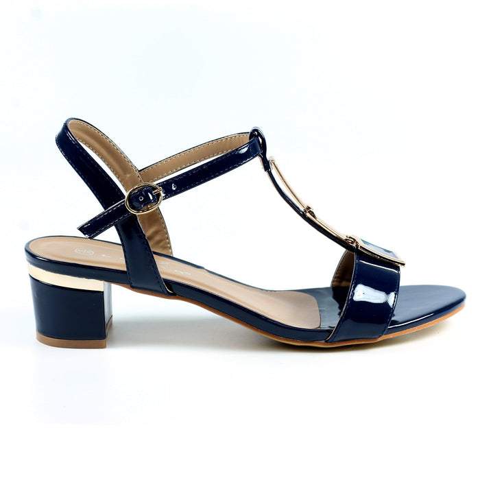 Blaze Navy Patent Sandal