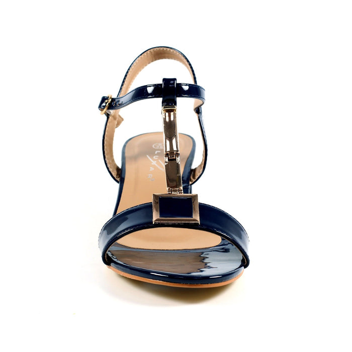 Blaze Navy Patent Sandal