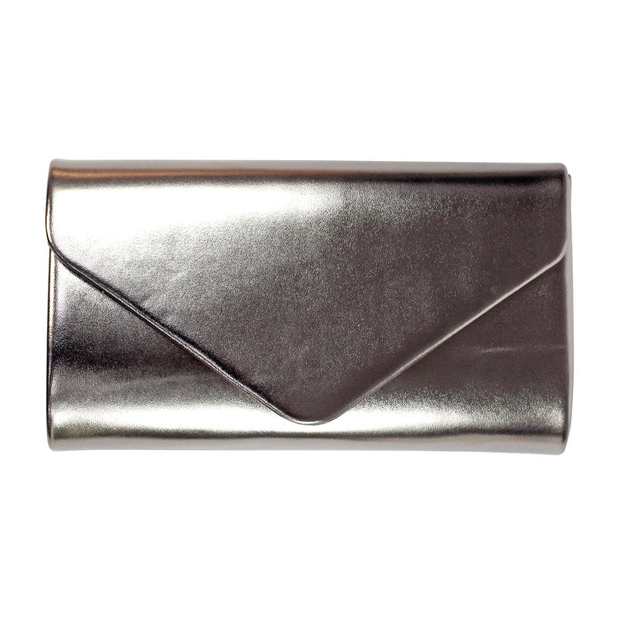Blaze Pewter Patent Handbag