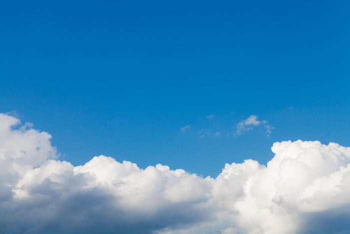 Blue Sky & Clouds Wallpaper Mural-Wall Mural-Eazywallz